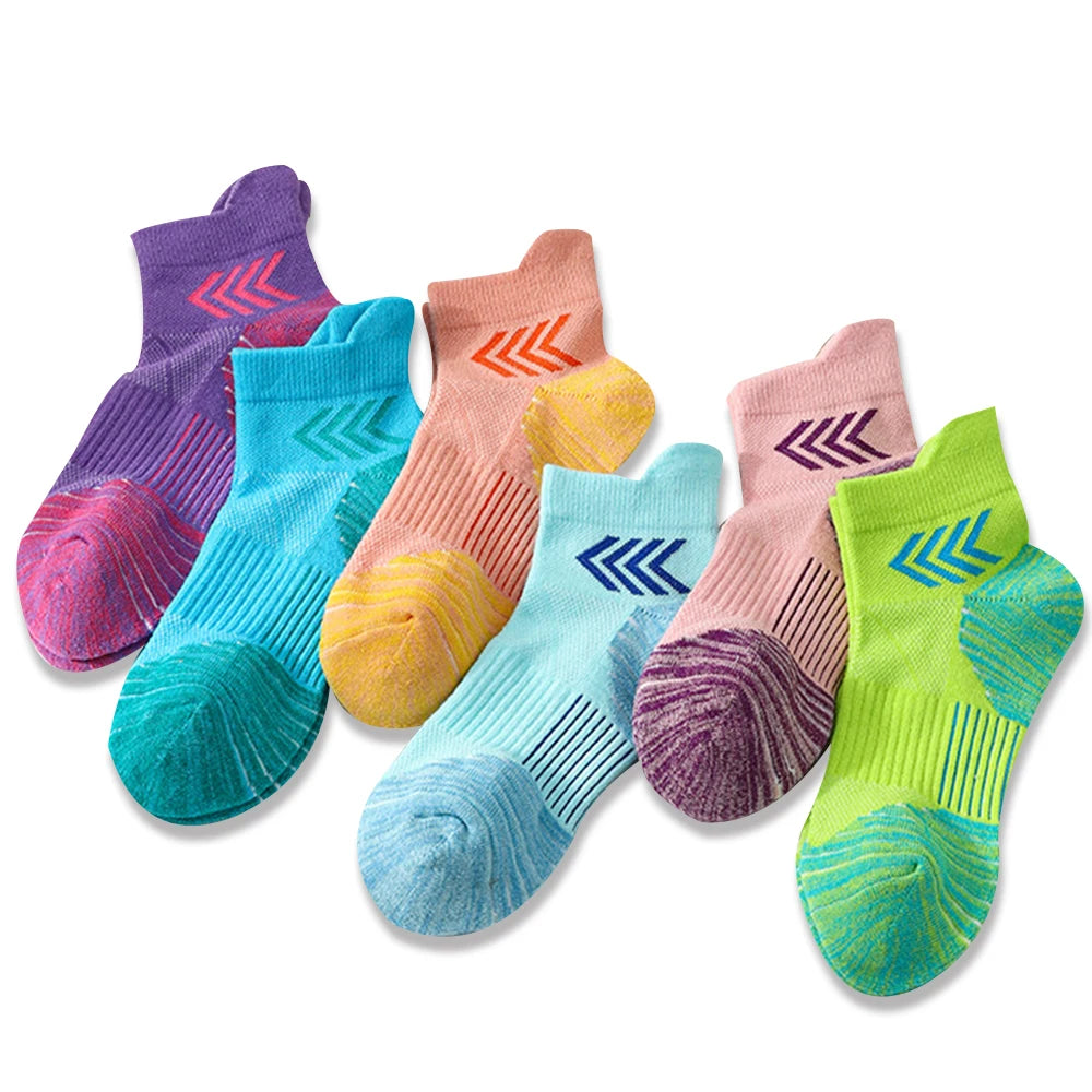 5 Pairs Women Basketball Socks