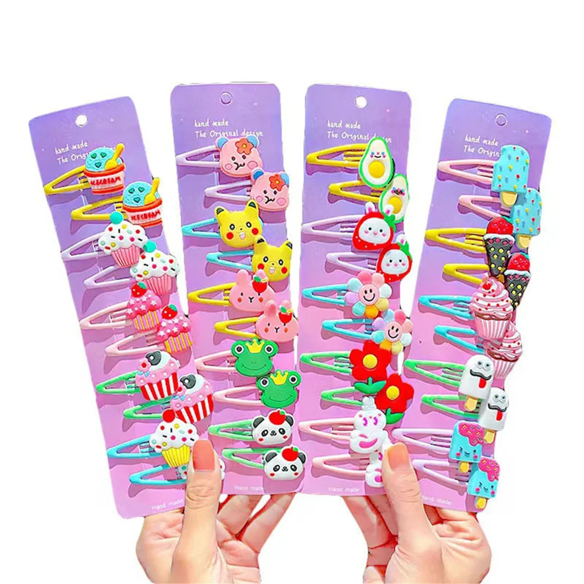 10PCS/Set Unicorn Barrettes