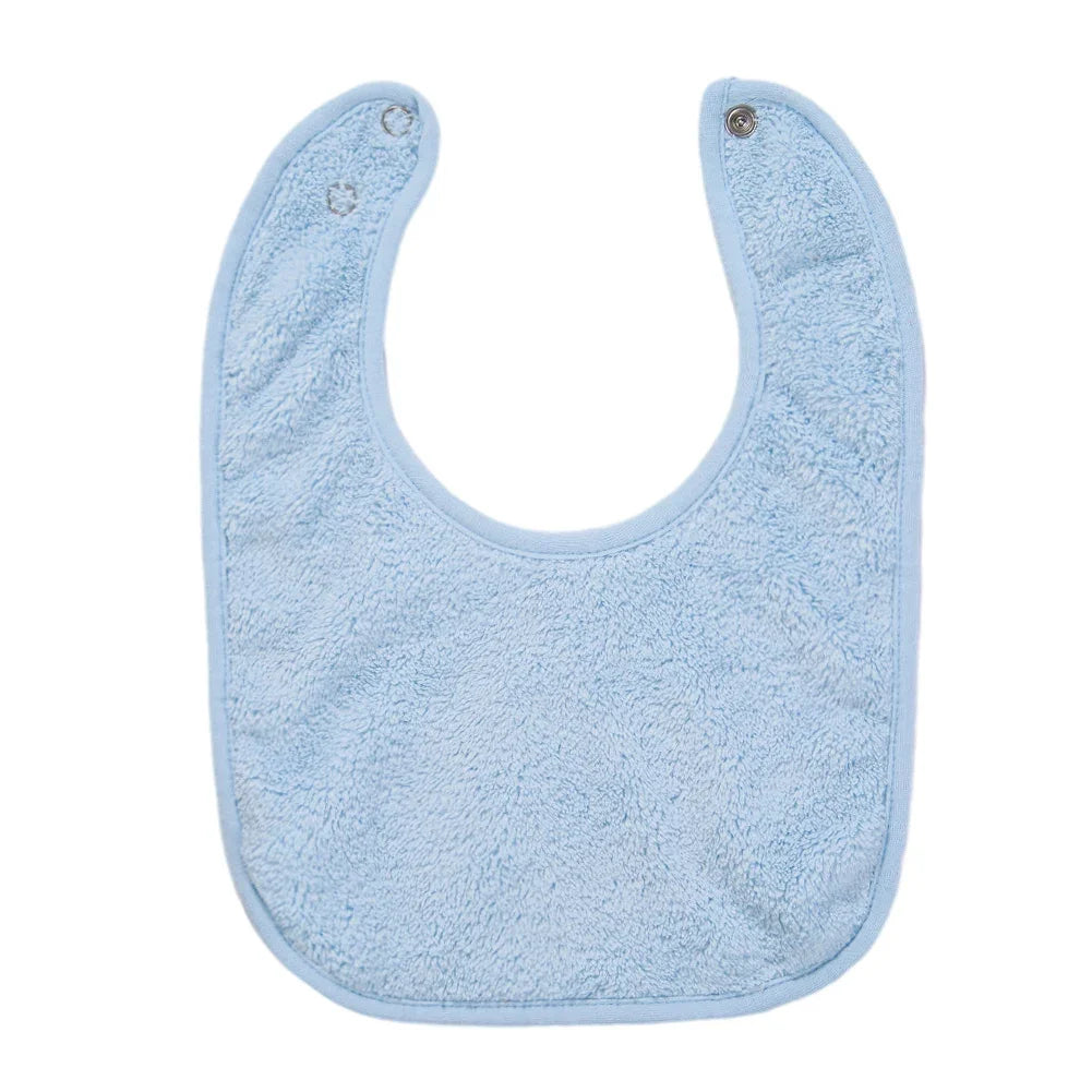 Solid Terry Towel Baby Bibs