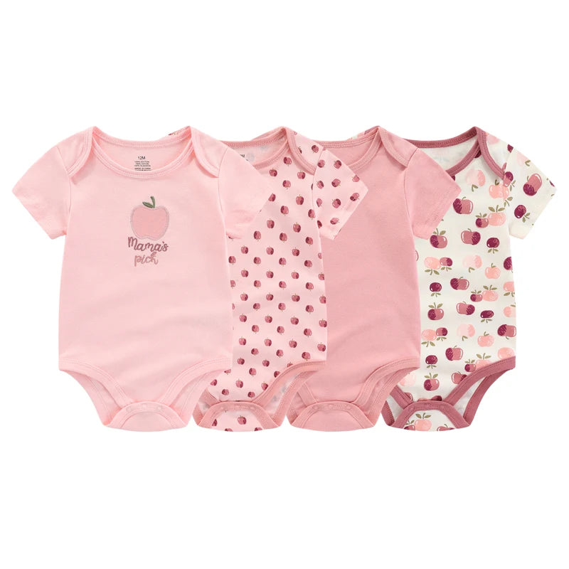 4 Pieces Baby Bodysuit