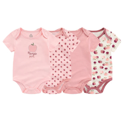 4 Pieces Baby Bodysuit