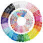 50Pcs Snap Hair Clips Candy Color Barrettes