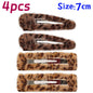Leopard Print Barrettes