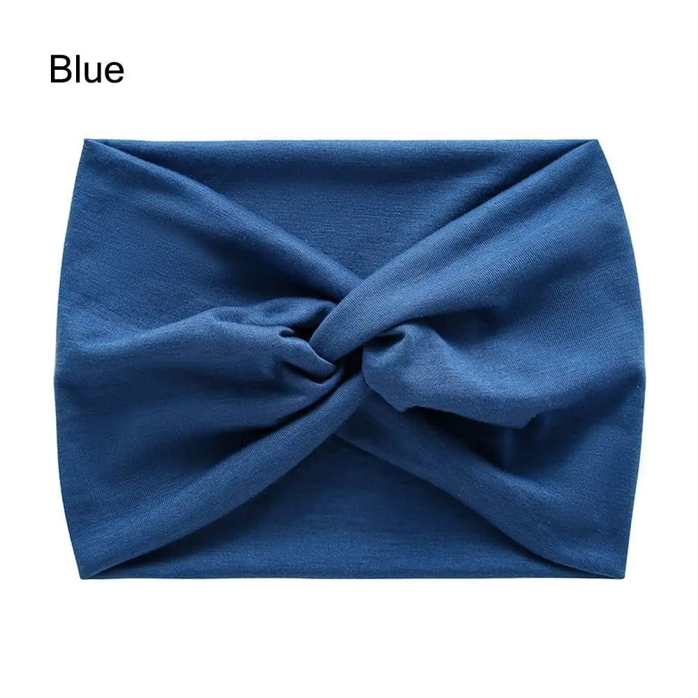 Twisted Thick Wide Head Wraps for Women