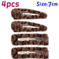 Leopard Print Barrettes