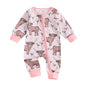 Cow Print Western Romper Jumpsuit