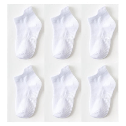 6 Pairs/lot Anti-slip Boat Socks