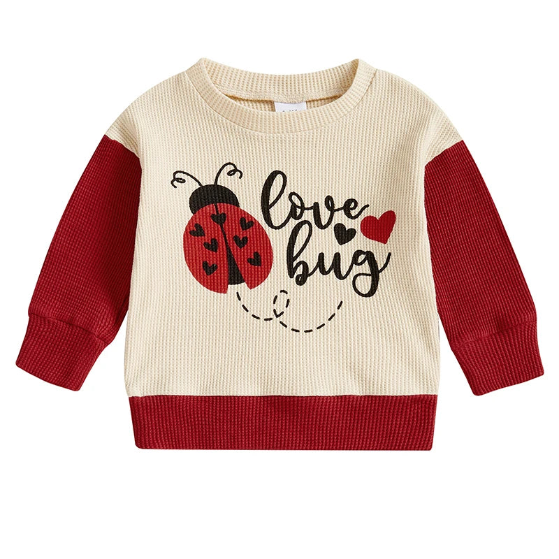 Adorable Infant Ladybug Patterned Sweatshirts