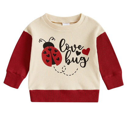 Adorable Infant Ladybug Patterned Sweatshirts