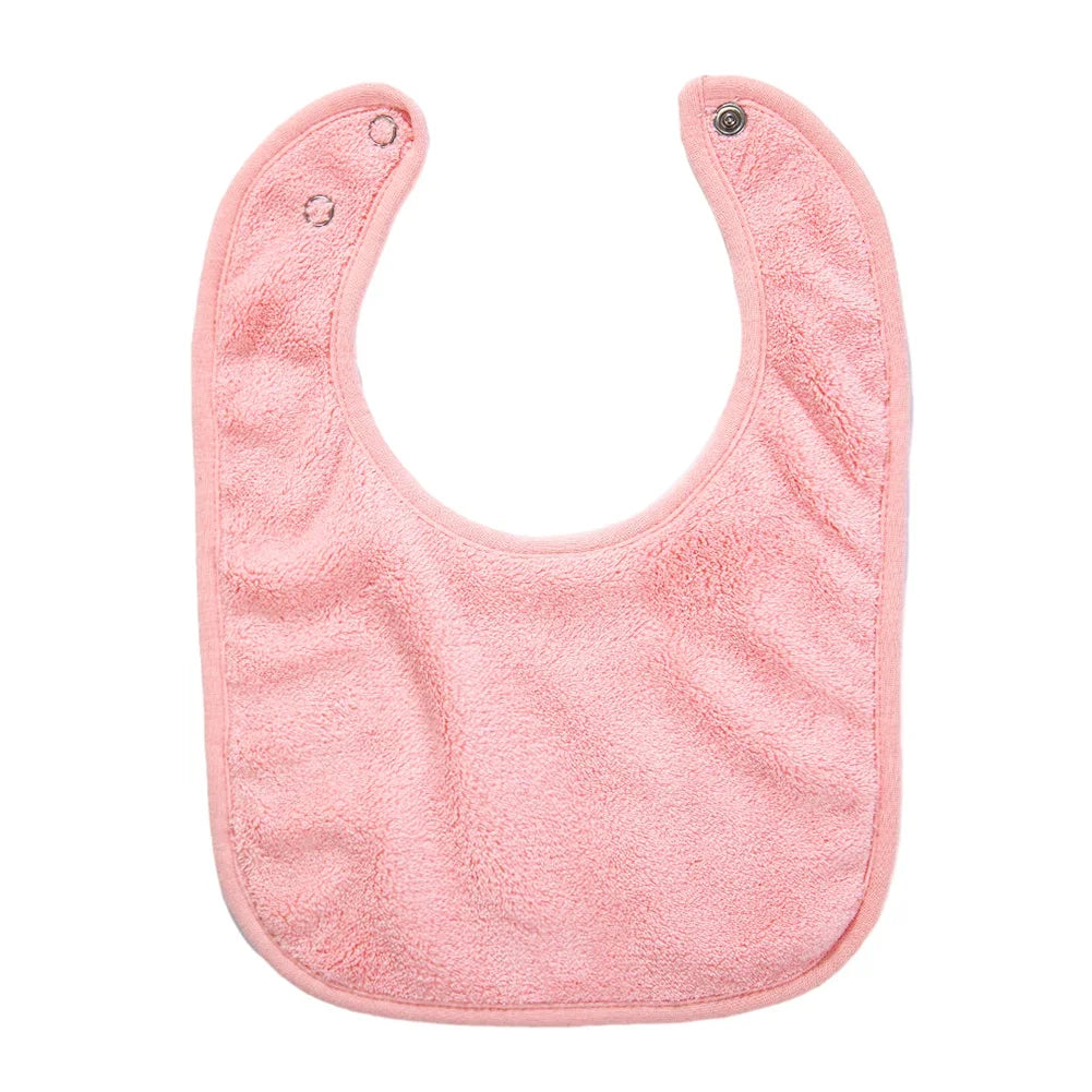 Solid Terry Towel Baby Bibs