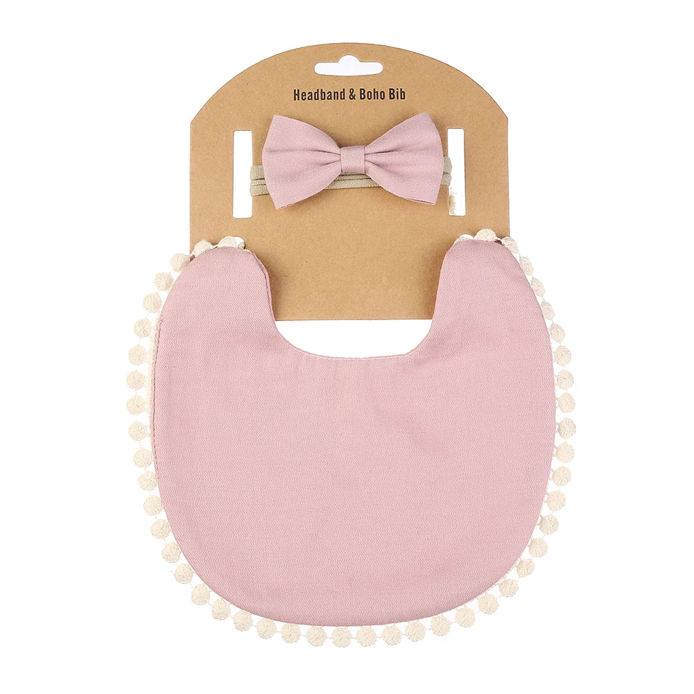2Pcs/Set Muslin Cotton Baby Burp Cloths