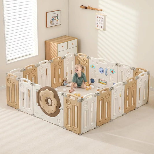 Foldable Playpen for Babies and Toddlers