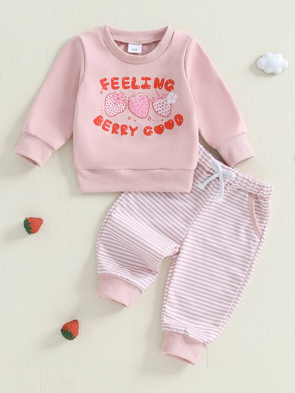 Cute Floral Print  2 Piece Outfit Set