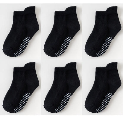 6 Pairs/lot Anti-slip Boat Socks