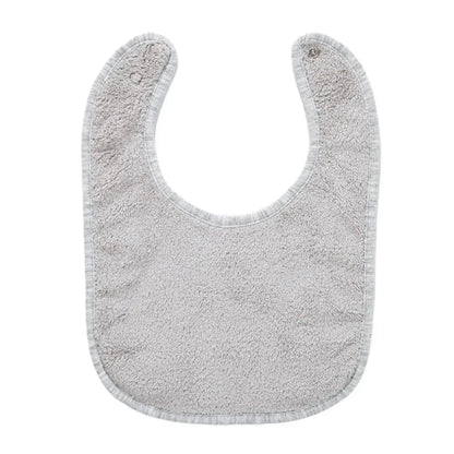 Solid Terry Towel Baby Bibs