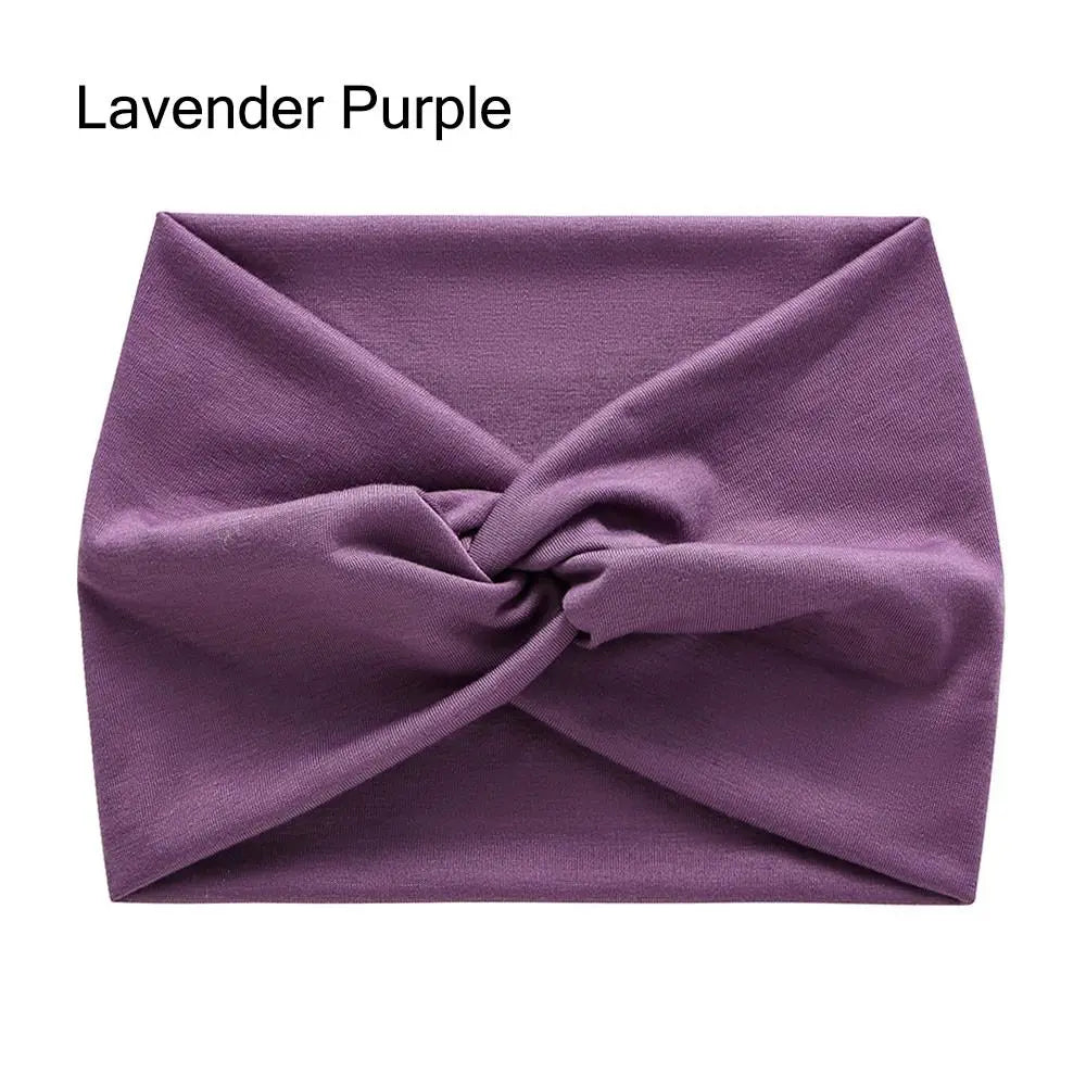 Twisted Thick Wide Head Wraps for Women