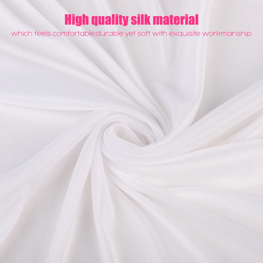 10ft X 10ft White Pleated Wedding Photography Backdrop Curtain
