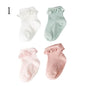 4Pair/lot Baby non-slip cotton socks