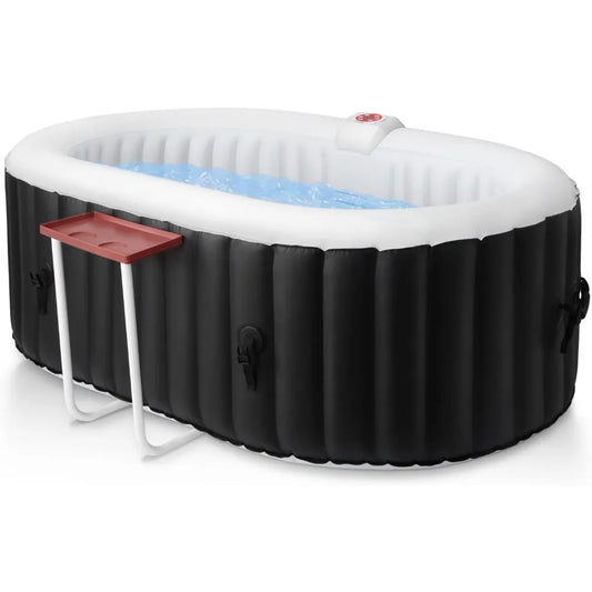 2-Person Inflatable Portable Oval Spa