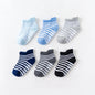 6 Pairs/lot Anti-slip Boat Socks