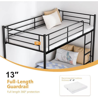 Platform Bunk Bed Twin Over Twin
