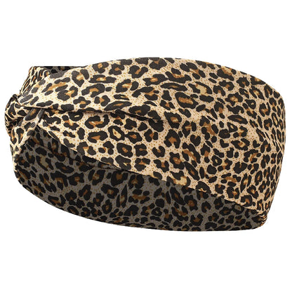 Leopard Print Elastic Knitted Headbands