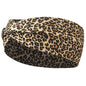 Leopard Print Elastic Knitted Headbands